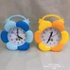 Girasol moda creativa pequeña despertador cabecera despertador estudiante regalo reloj flor forma mesa details Picture